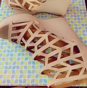 Platform wedge shoes